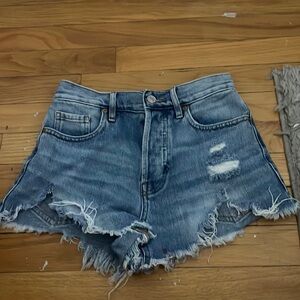 lightwash blue jean shorts great condition